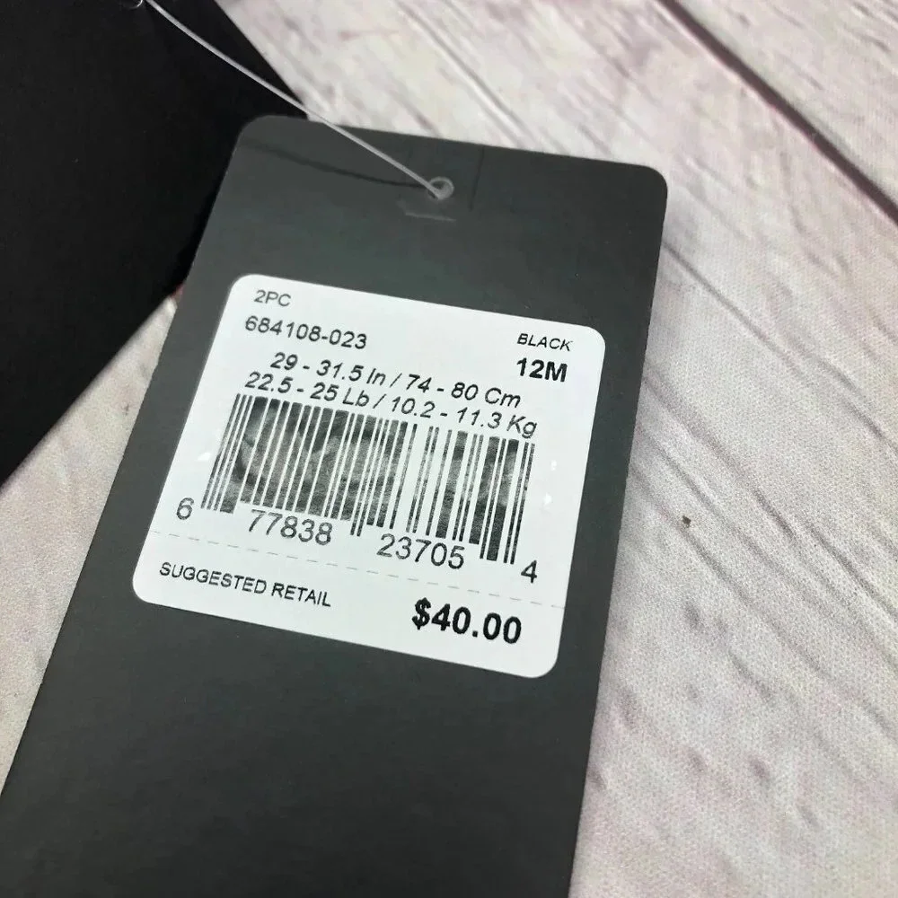 Hurley Boys Swimwear set size 12M rash guard and swim trunks